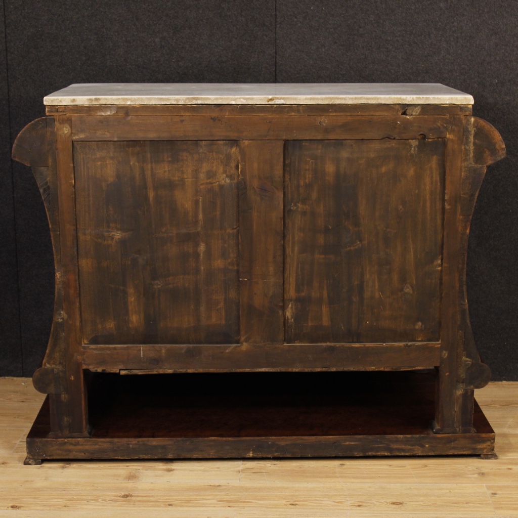 Antique Spanish Dresser With Marble Top From 19th Century For Sale
