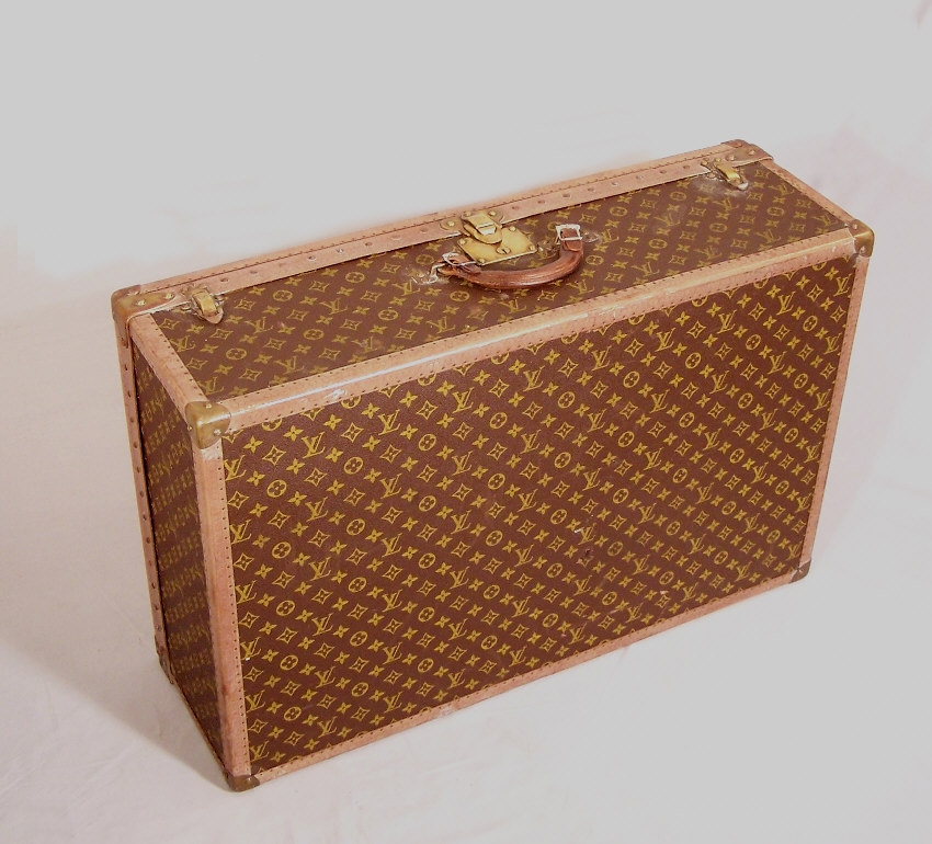 #7906 Vintage Louis Vuitton Monogram suitcase trunk from Paris For Sale | www.bagsaleusa.com | Classifieds