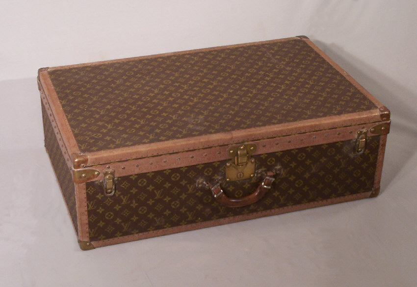 #7906 Vintage Louis Vuitton Monogram suitcase trunk from Paris For Sale | www.lvbagssale.com | Classifieds