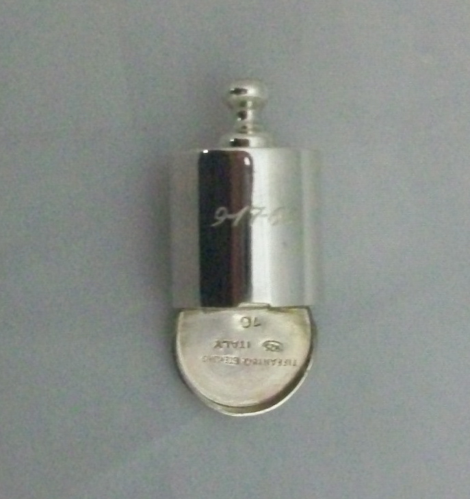 tiffany silver pill box