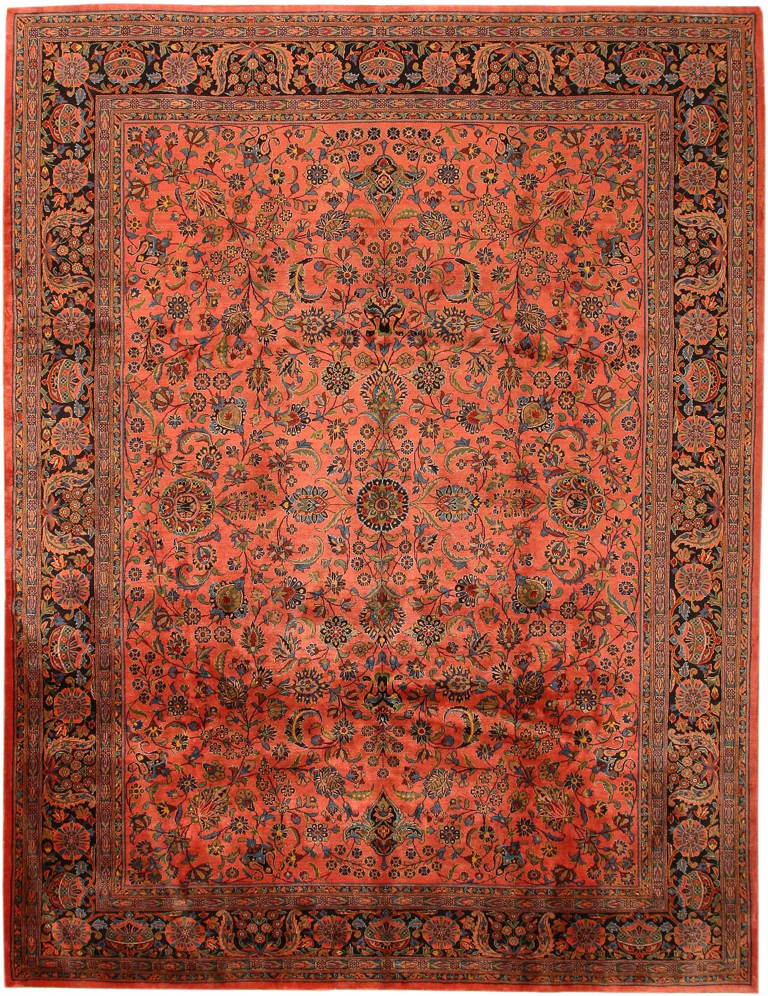Antique Kashan Persian Rug 43560 For Sale | Antiques.com | Classifieds