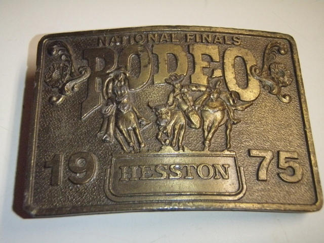 Vintage 1975 Hesston National Finals Rodeo Belt Buckle For Sale | www.strongerinc.org | Classifieds