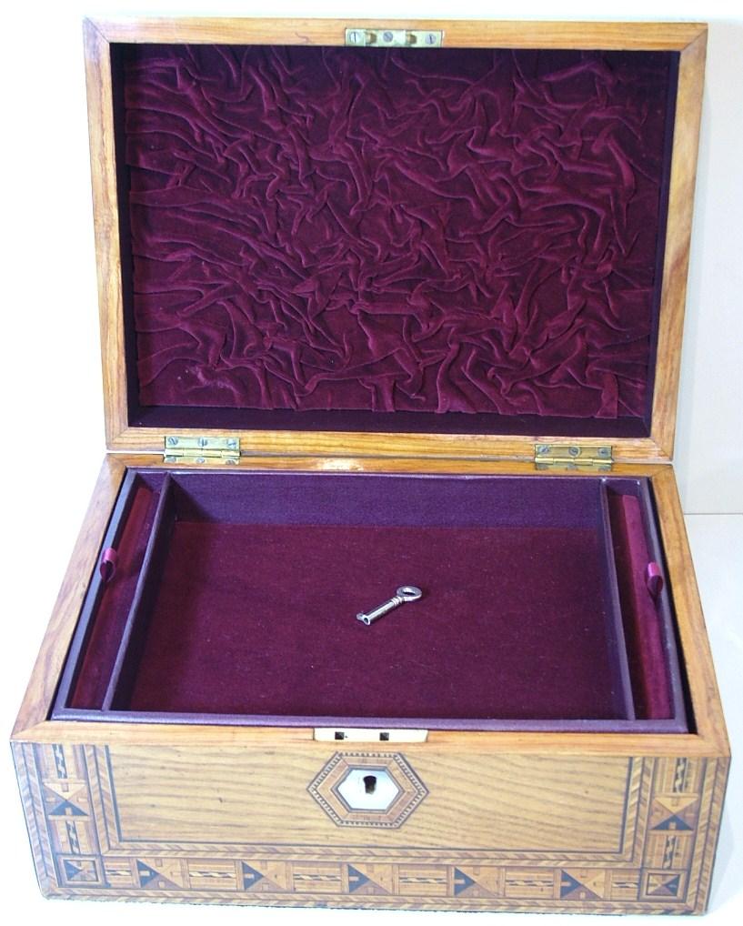 Tunbridge Jewellery Box For Sale | Antiques.com | Classifieds