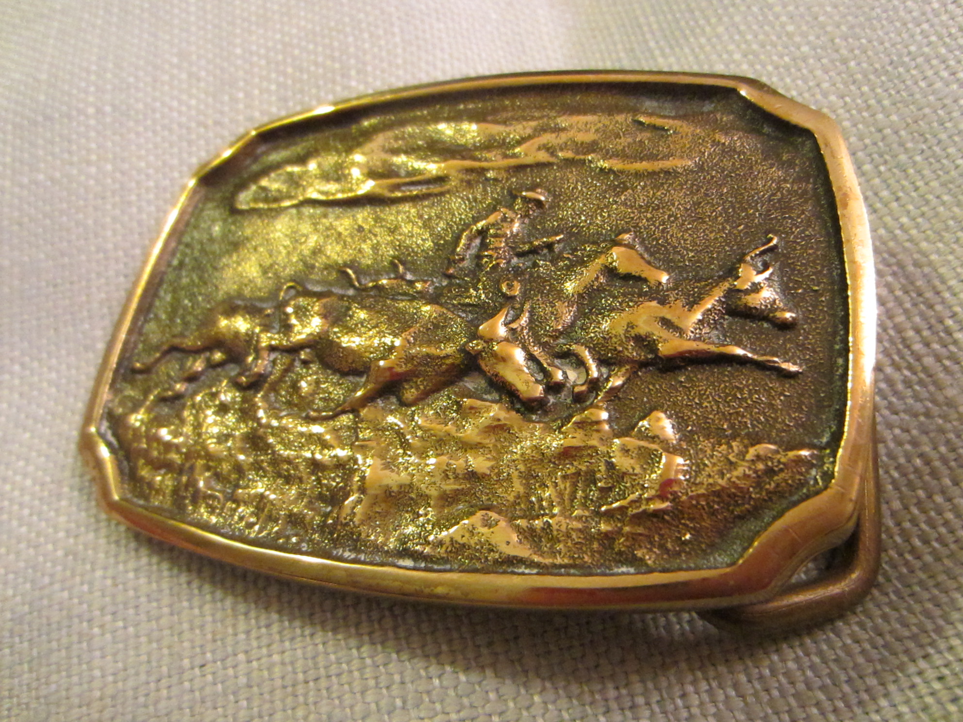 Belt Buckle American Cowboy Solid Brass For Sale | 0 | Classifieds