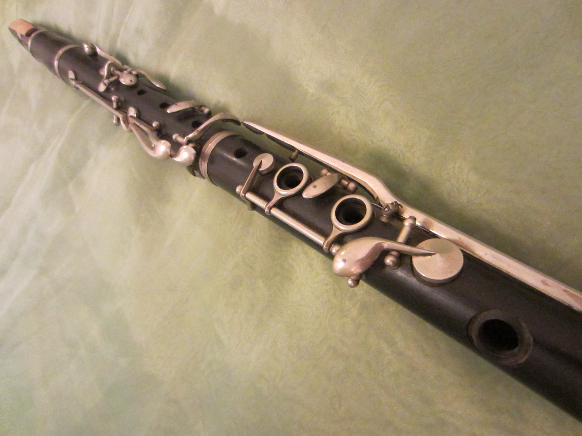 La Chapelle Germany Black Wood Antque Clarinet For Sale | Antiques.com