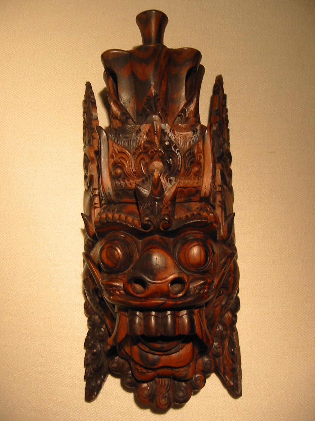 Hand Carved Wood Folk Art Tribal Mask For Sale | Antiques.com | Classifieds