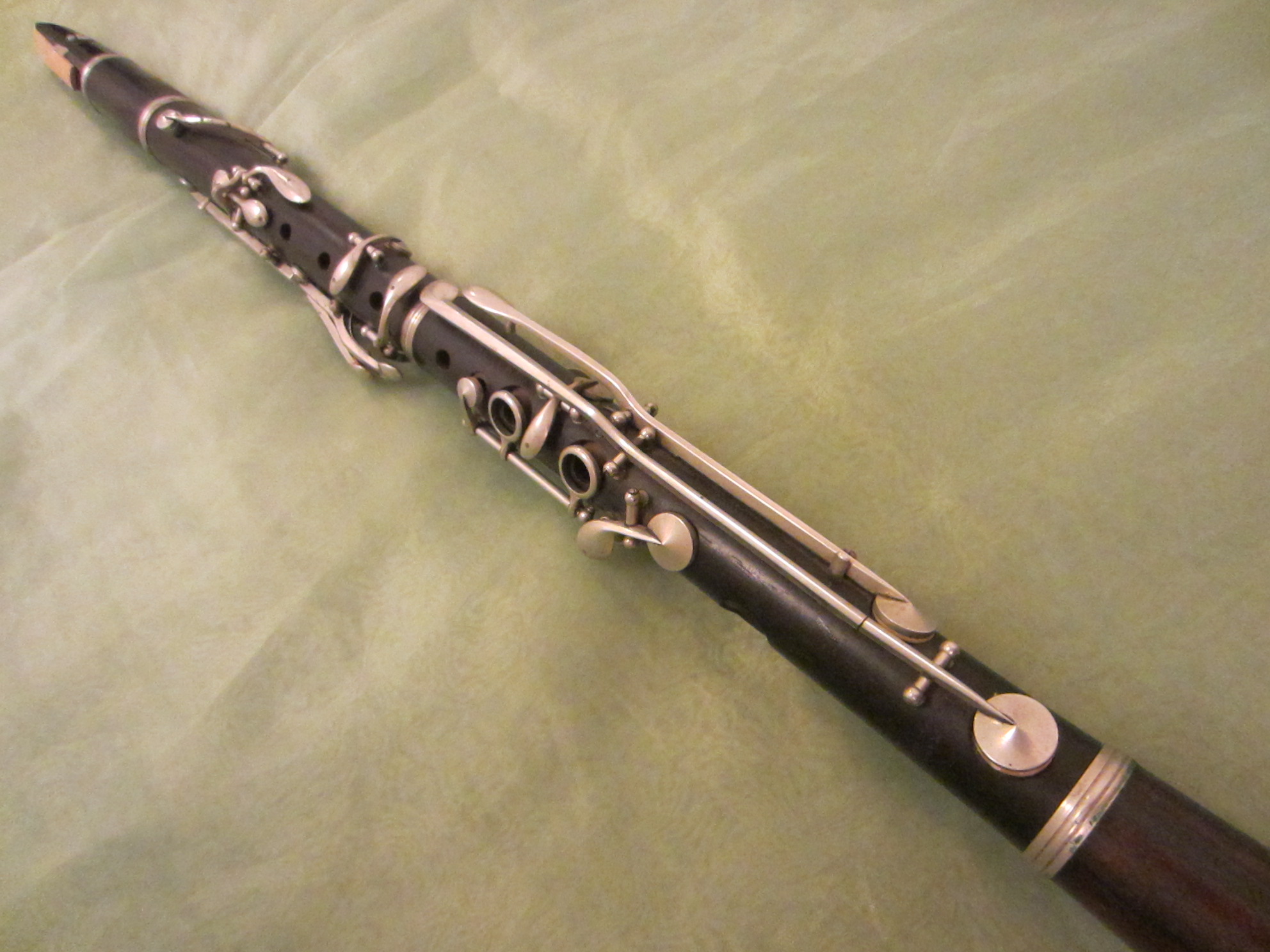La Chapelle Germany Black Wood Antque Clarinet For Sale | Antiques.com