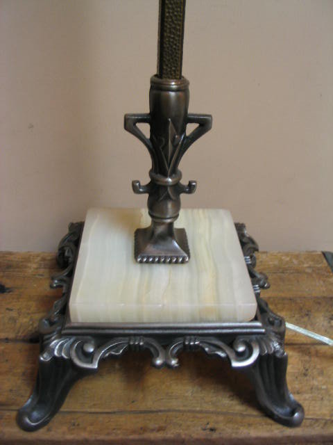 Floor Lamps Antique on Iron Bridge Arm Floor Lamp For Sale   Antiques Com   Classifieds