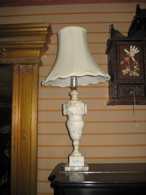 Marble Table Lamps on White Italian Marble Lamp For Sale   Antiques Com   Classifieds