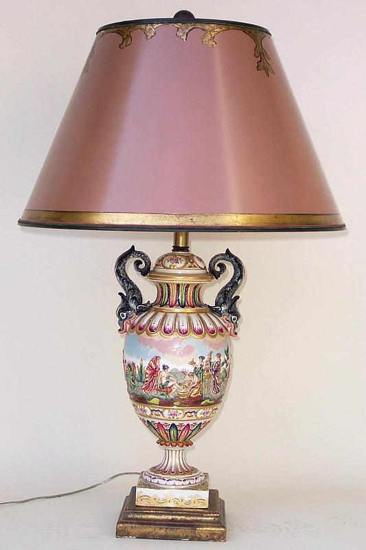 Antique Porcelain Table Lamps
