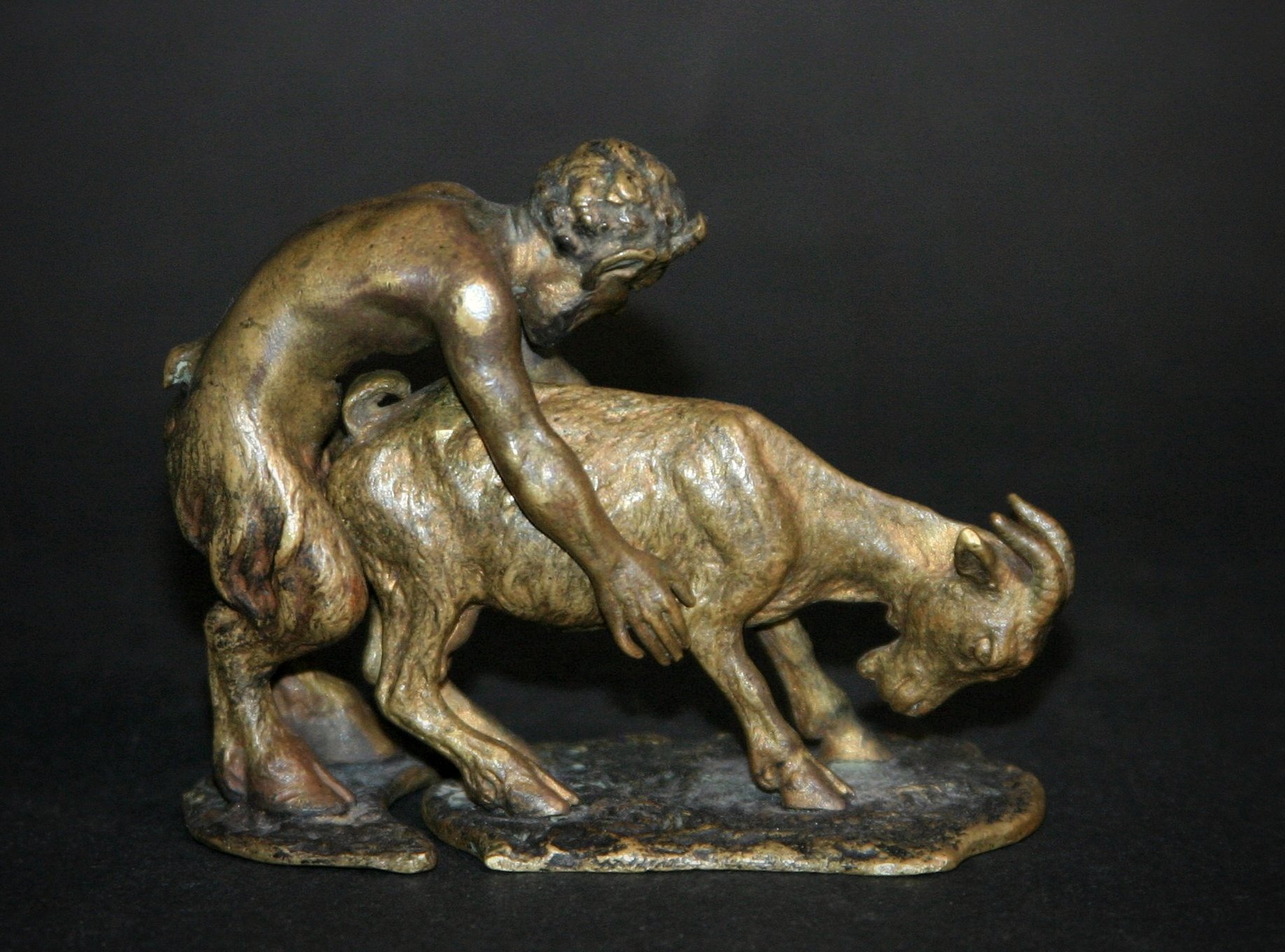 erotic vienna bronze Bergman satyr - For Sale.