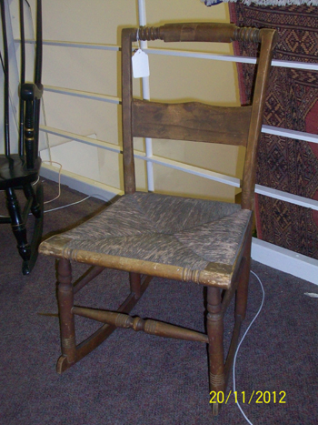 Antique Cane Bottom Rocking Chair For Sale Antiques Com