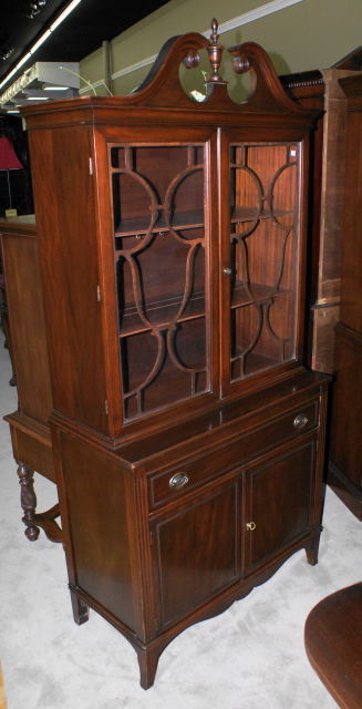 two door mahogany china cabinet for sale | antiques | classifieds
