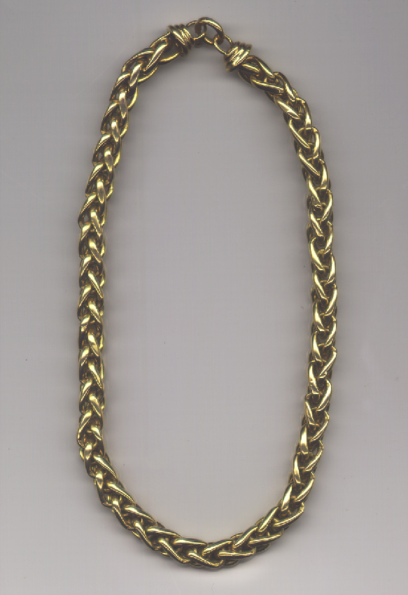 Heavy solid 18k yellow gold necklace chain c1950 : Item # 7339 For Sale | www.waldenwongart.com | Classifieds
