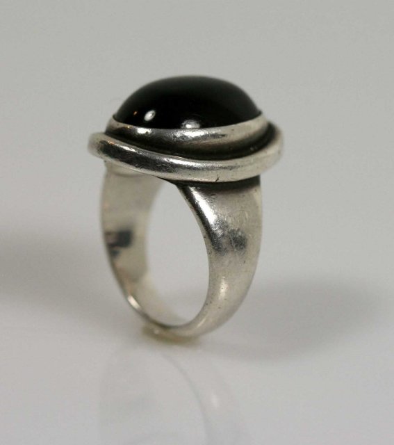 silver ring iris. Onyx amp; Silver Ring No. 46a