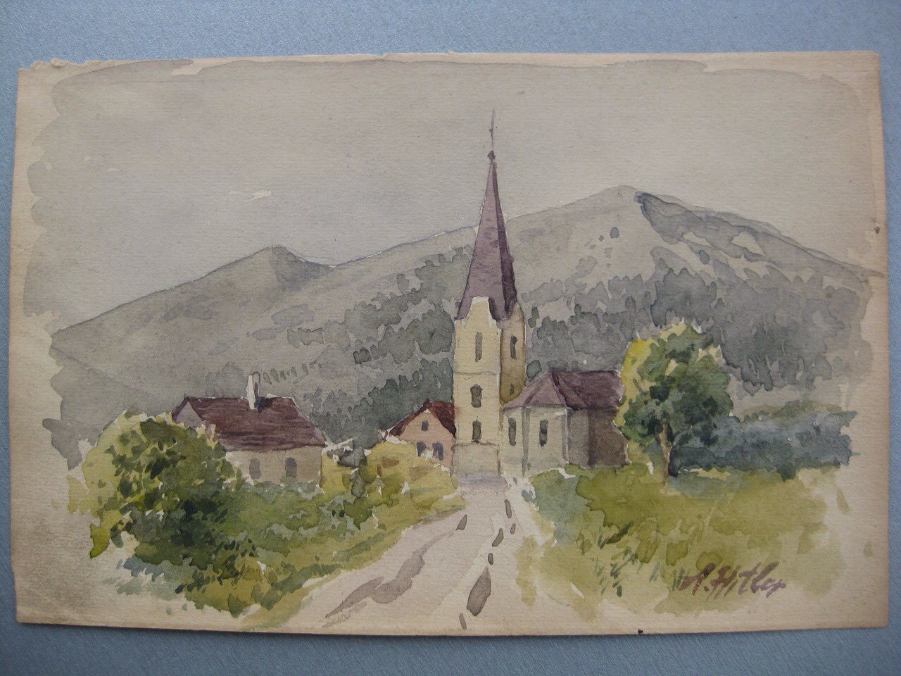 A. Hitler Watercolors, 1907-1920 For Sale | Antiques.com | Classifieds