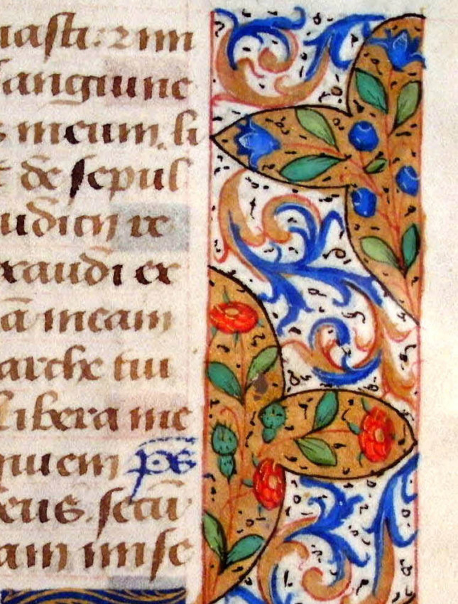 8461 15th Century French Medieval Book of the Hours folio c1470 For ...