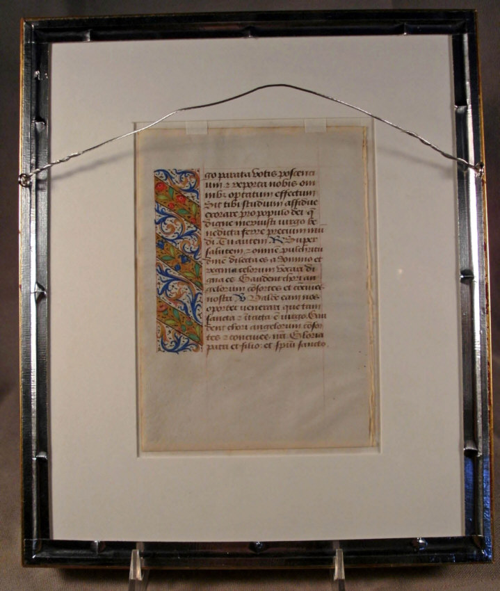 8462 15th Century French Medieval Period Book of the Hours on velum For ...