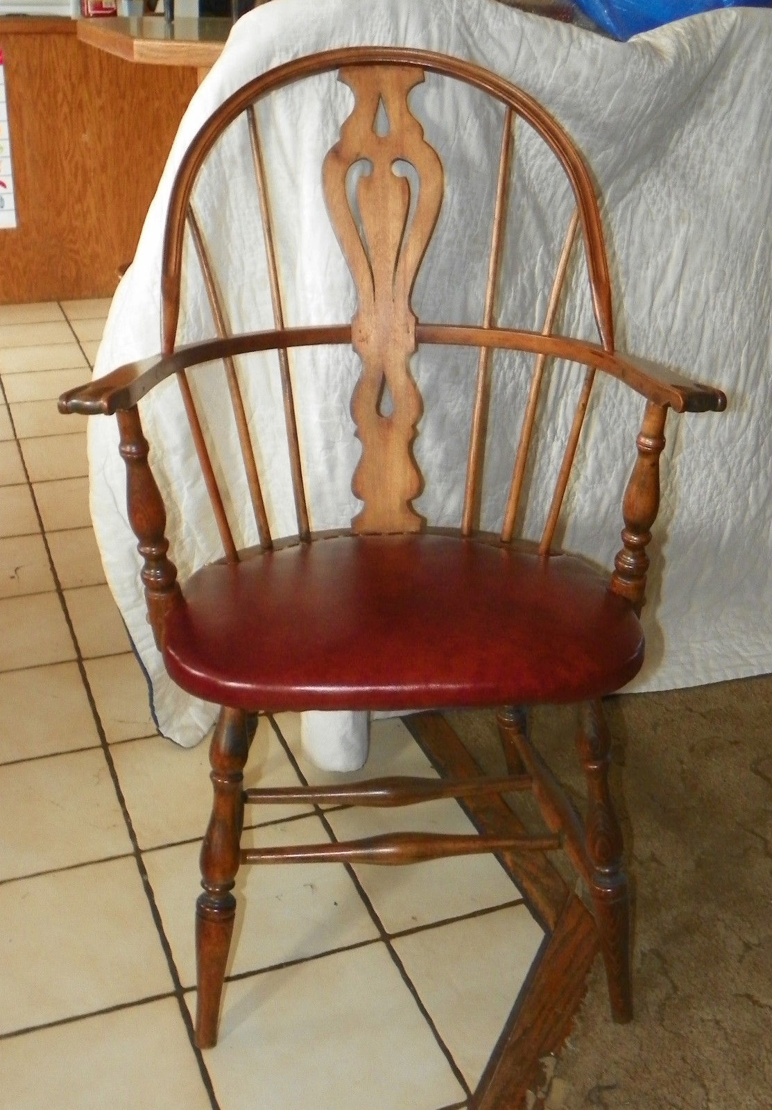 Oak & Maple Heywood Wakefield Windsor Armchair Desk Chair (AC27) For ...