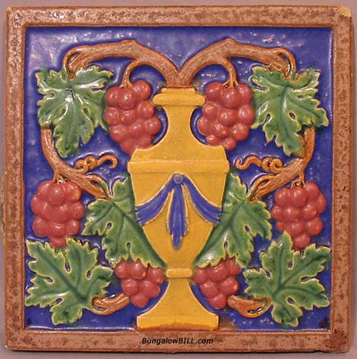 Large Arts and Crafts Deco Tile by Rookwood For Sale | Antiques.com