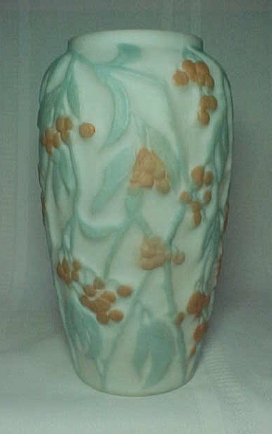 Phoenix Consolidated Glass Bittersweet Vase Three Color For Sale Classifieds
