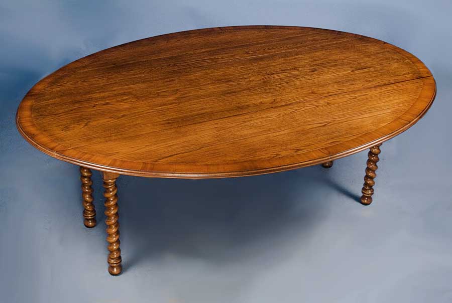 Solid Oak Drop Leaf Dining Table, Antique Round Drop Leaf Dining Table
