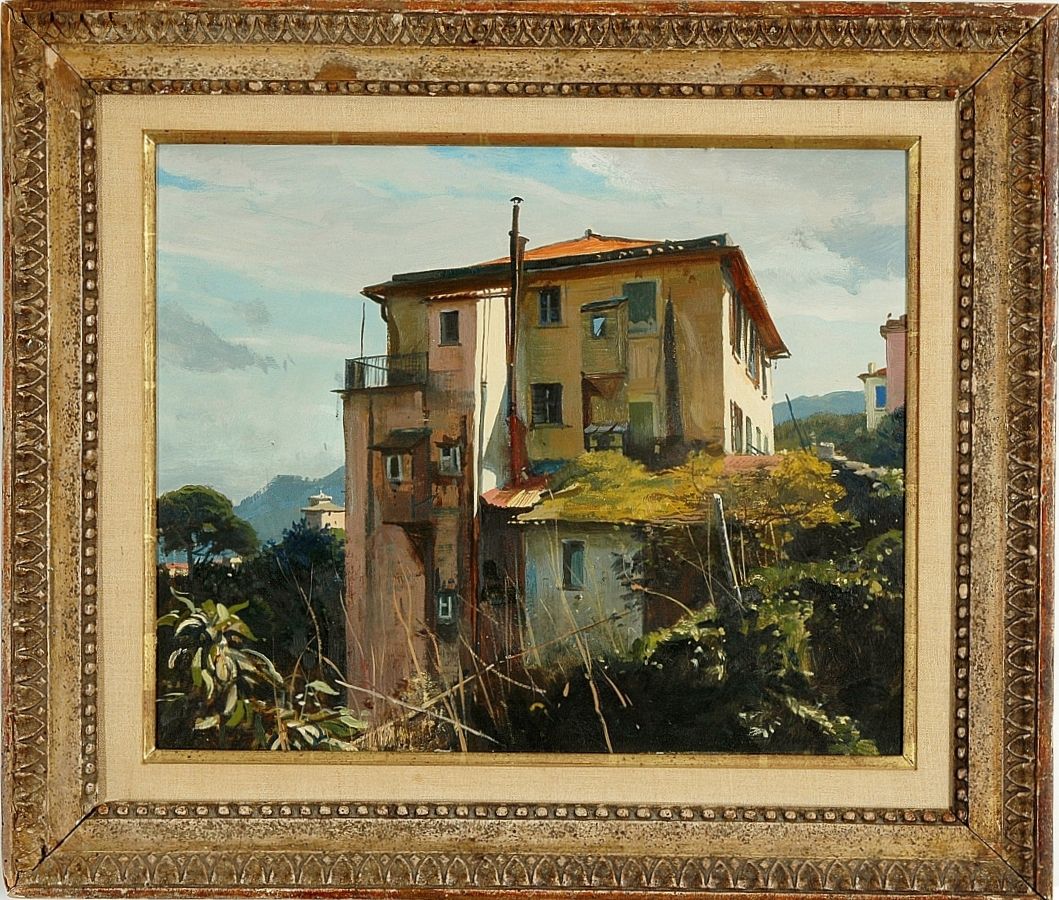 Superb 20th C American Oil Painting Titled Rivera Artist Ogden ...