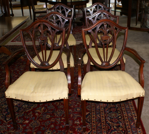 Mahogany and More Dining Chairs - Old World Dining Arm Chair
