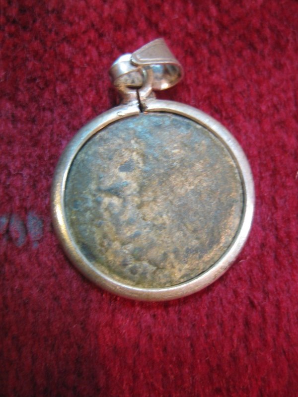 Ancient Judean Biblical Bronze Coin Replica Pendant For Sale | Antiques ...