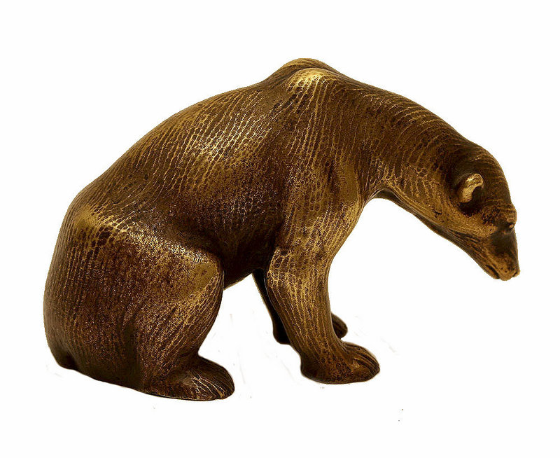 Bronze Figure Of Polar Bear For Sale | Antiques.com | Classifieds