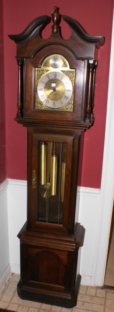 Nice solid cherry Ethan Allen grandfather clock For Sale | Antiques.com ...