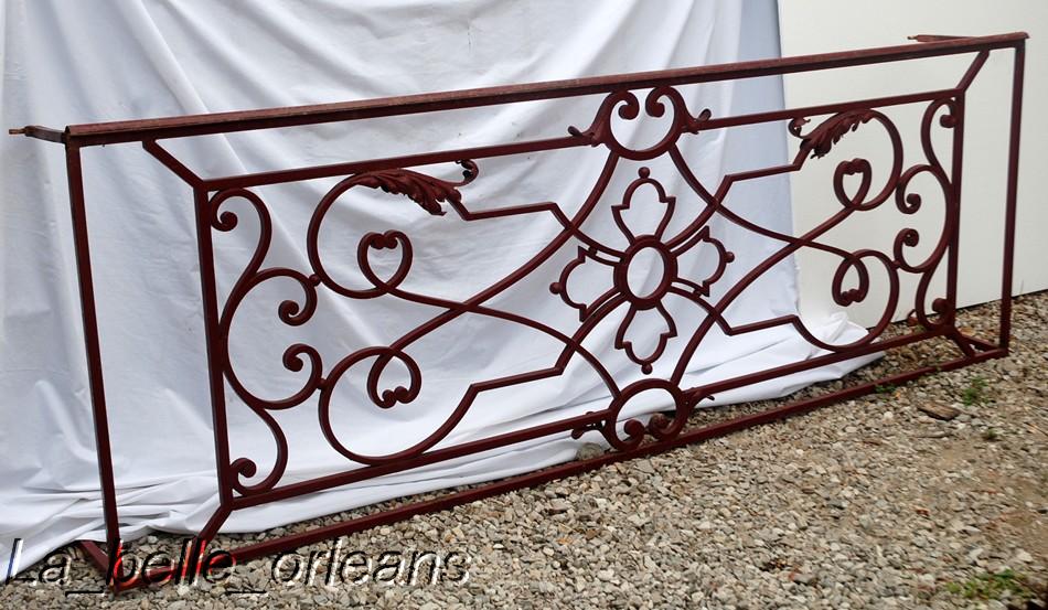 A Superb French Wrought Iron Balcony